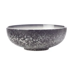 Maxwell & Williams Granite Coupe Bowl - 7.75" - Black - 4 Pack