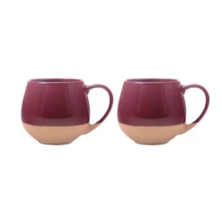 Maxwell & Williams Eclipse Mug - Ruby - 450 Ml - Pack Of 2