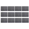 Maxwell & Williams Leather Placemat - Grey - Pack Of 12
