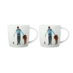 Maxwell & Williams Bff Mug - Big Dog Little - Pack Of 2