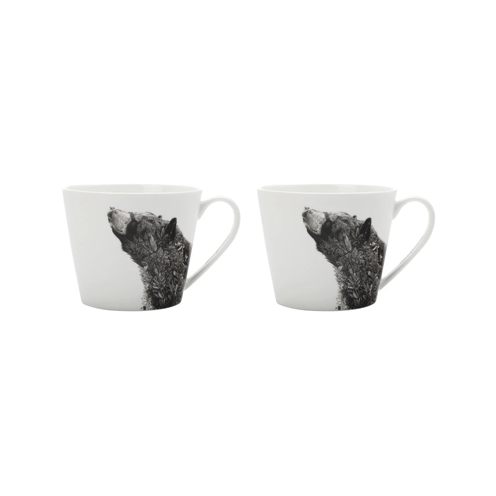 Maxwell & Williams Mug - Asiatic Black Bear - Pack Of 2 3 Maxwell & Williams Mug - Asiatic Black Bear - Pack Of 2