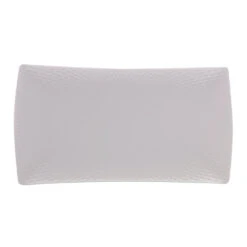 Maxwell & Williams Diamonds Rectangular Platter - Large - 17" X 8" - White