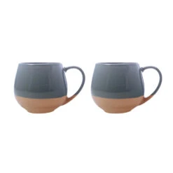 Maxwell & Williams Eclipse Mug - Grey - 450 Ml - Pack Of 2