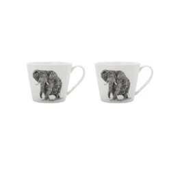 Maxwell & Williams Mug - African Elephant - Pack Of 2
