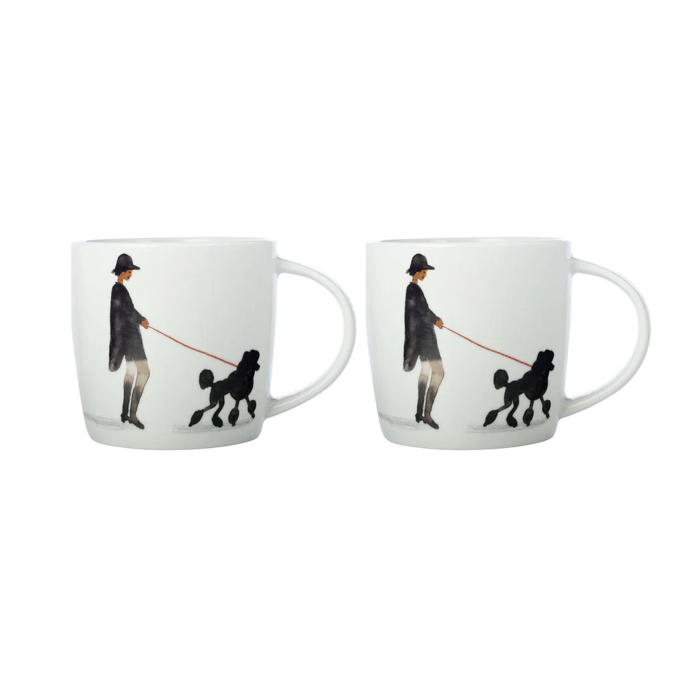 Maxwell & Williams Bff Mug - Fashion Poodle - Pack Of 2 3 Maxwell & Williams Bff Mug - Fashion Poodle - Pack Of 2