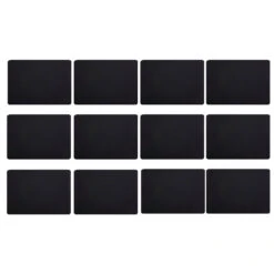 Maxwell & Williams Leather Placemat - Black - Pack Of 12