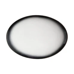 Maxwell & Williams Granite Oval Plate - 11.75" - Black - 4 Pack