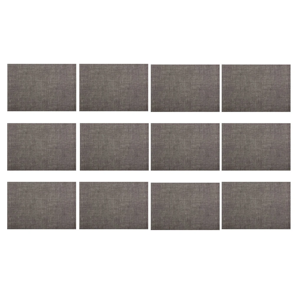 Maxwell & Williams Linen Placemat - Khaki - Pack Of 12 3 Maxwell & Williams Linen Placemat - Khaki - Pack Of 12