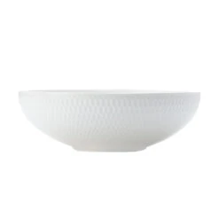 Maxwell & Williams Diamonds Round Coupe Bowl - 7.25" - White - 3 Pack