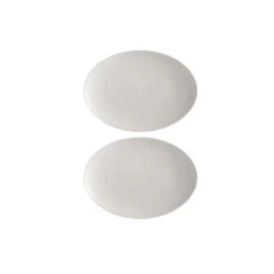 Maxwell & Williams Oval Plate - 30 Cm L X 22 Cm W - Pack Of 2