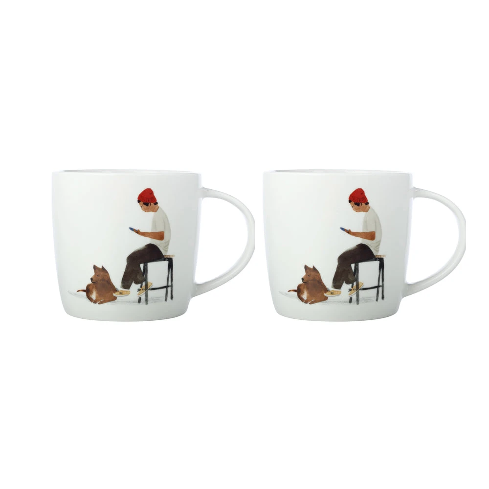Maxwell & Williams Bff Mug - Cafe Waiting - Pack Of 2 3 Maxwell & Williams Bff Mug - Cafe Waiting - Pack Of 2