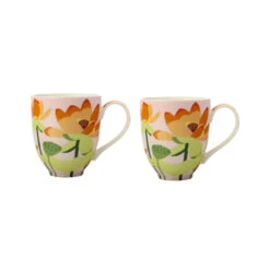 Maxwell & Williams Lotus Mug - Pink - 350 Ml - Pack Of 2