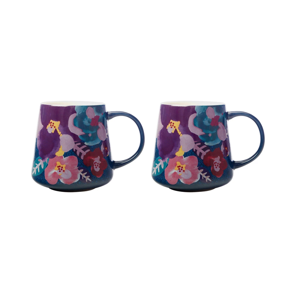 Maxwell & Williams Layla Mug - Teal - 400 Ml - Pack Of 2 3 Maxwell & Williams Layla Mug - Teal - 400 Ml - Pack Of 2