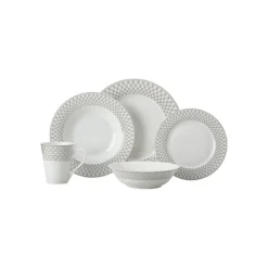 Maxwell & Williams Jewel 20-Piece Porcelain Dinnerware Set
