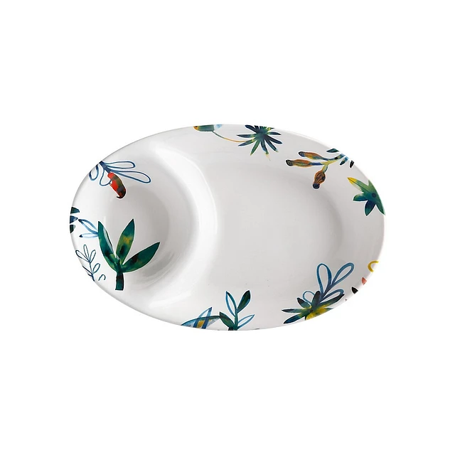 Maxwell & Williams Dusk Oval Chip & Dip Server 3 Maxwell & Williams Dusk Oval Chip & Dip Server