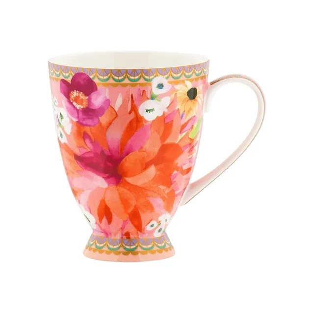 Maxwell & Williams Dahlia Daze Footed Mug 3 Maxwell & Williams Dahlia Daze Footed Mug