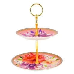 Maxwell & Williams Dahlia Daze 2-Tier Cake Stand
