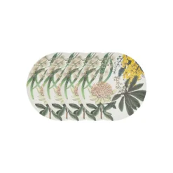 Maxwell & Williams Blck Pen Golden Summer 4-Piece Dinner Plate Set