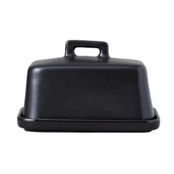 Maxwell & Williams Epicurious Butter Dish Black