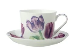 Maxwell & Williams Katherine Castle Floriade Breakfast Cup & Saucer 480ML Tulips JY0036 -Maxwell & Williams Shop maxwell williams cup saucer maxwell williams katherine castle floriade breakfast cup saucer 480ml tulips jy0036 29435546206297