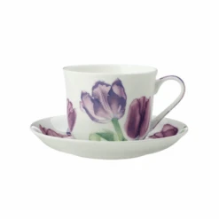 Maxwell & Williams Katherine Castle Floriade Breakfast Cup & Saucer 480ML Tulips JY0036