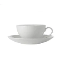 Maxwell & Williams White Basics Coupe Cup & Saucer 250ML -Maxwell & Williams Shop maxwell williams cup saucer maxwell williams white basics coupe cup saucer 250ml 29745414307929