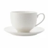 Maxwell & Williams White Basics Diamonds Tea Cup & Saucer 220ML