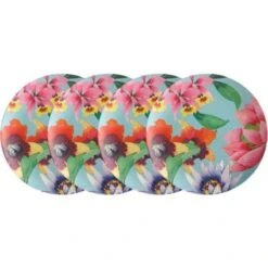 Maxwell & Williams Balinese Garden Bamboo Side Plates, Set Of 4