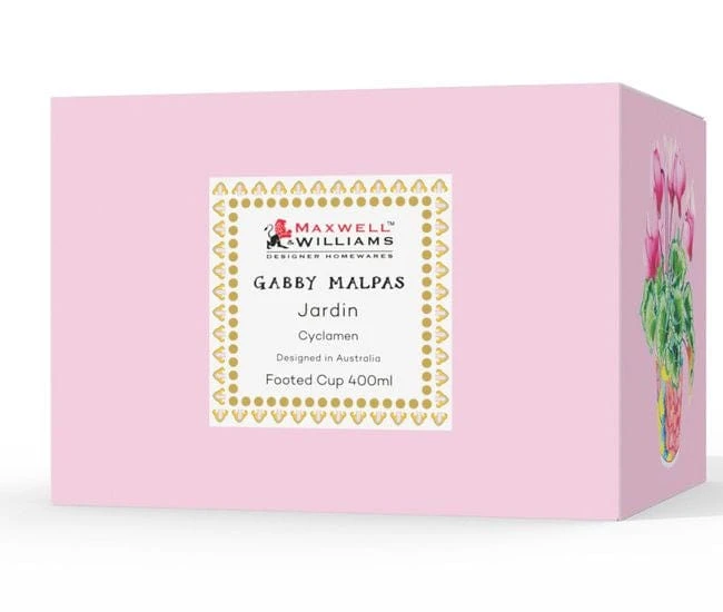 Maxwell & Williams Default Footed Cup Pink 400ml HV0390 4 Maxwell & Williams Default Footed Cup Pink 400ml HV0390 - Image 2