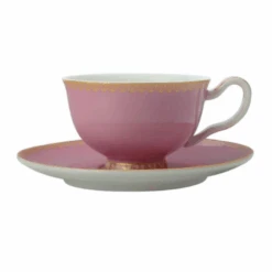 Maxwell & Williams Teas & C's Classic Footed Cup & Saucer 200ml Hot Pink HV0278
