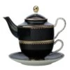 Maxwell & Williams Teas & C's Classic Tea For One With Infuser 380ml Black HV0271 -Maxwell & Williams Shop maxwell williams cups saucers maxwell williams teas c s classic tea for one with infuser 380ml black hv0271 29850191986777