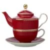 Maxwell & Williams Teas & C's Classic Tea For One With Infuser 380ml Cherry Red HV0274 -Maxwell & Williams Shop maxwell williams cups saucers maxwell williams teas c s classic tea for one with infuser 380ml cherry red hv0274 29850213744729