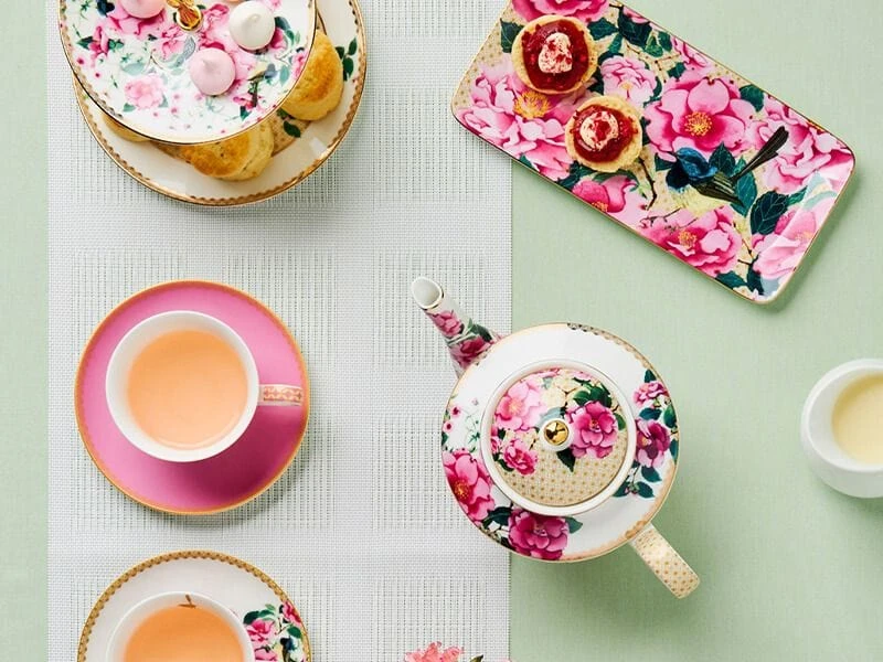 Maxwell & Williams Teas & C's Silk Road Rectangle Platter 33x15.5cm White 4 Maxwell & Williams Teas & C's Silk Road Rectangle Platter 33x15.5cm White - Image 2