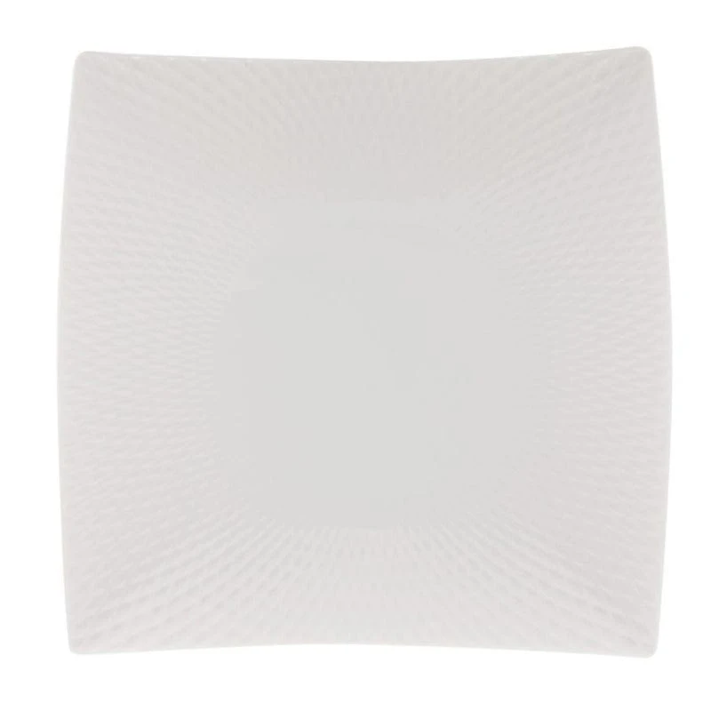 Maxwell & Williams White Basics Diamonds Square Dinner Plate 26cm 3 Maxwell & Williams White Basics Diamonds Square Dinner Plate 26cm