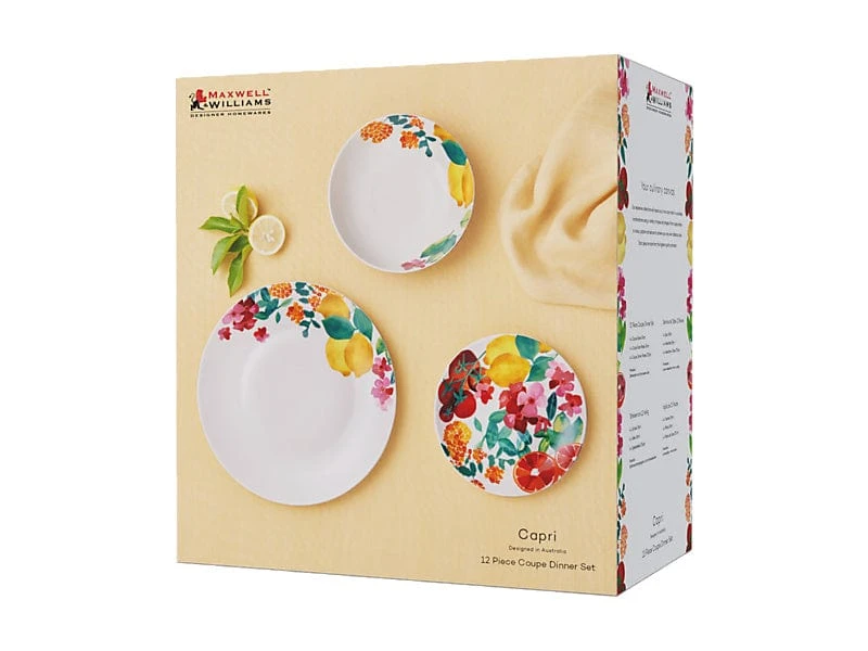 Maxwell & Williams Capri Coupe Dinner Set 12 Piece YD0081 4 Maxwell & Williams Capri Coupe Dinner Set 12 Piece YD0081 - Image 2