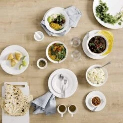 Maxwell & Williams White Basics European Rim Dinner Set Of 12 -Maxwell & Williams Shop maxwell williams dinner set maxwell williams white basics european rim dinner set of 12 28447658246233