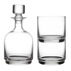 Maxwell & Williams Diamante Stacked Decanter Set 3pc MQ0076