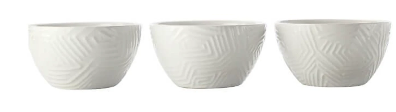 Maxwell & Williams "Dune" 3 Bowl Set 12cm 3 Maxwell & Williams "Dune" 3 Bowl Set 12cm