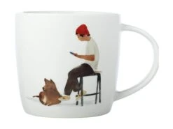 Maxwell & Williams Marc Martin Mug 400ML ''Cafe Waiting''