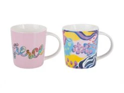 Maxwell & Williams Kasey Rainbow Be Fierce Mug Set Of 2 380ml DX1283 -Maxwell & Williams Shop maxwell williams mug maxwell williams kasey rainbow be fierce mug set of 2 380ml dx1283 30280555135065