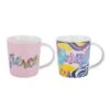 Maxwell & Williams Kasey Rainbow Be Fierce Mug Set Of 2 380ml DX1283 -Maxwell & Williams Shop maxwell williams mug maxwell williams kasey rainbow be fierce mug set of 2 380ml dx1283 30280558018649