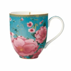 Maxwell & Williams Teas & C's Silk Road Coupe Mug 440ML Aqua