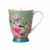 Maxwell & Williams Teas & C's Silk Road Footed Mug 300ML Aqua