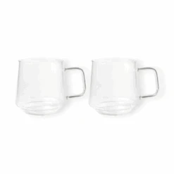 Maxwell & Williams Blend Sala Glass Mug 400ML Set Of 2 Gift Boxed LQ0076