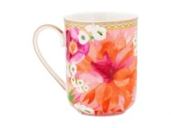 Maxwell & Williams Dahlia Daze Lidded Mug With Infuser 300ML Pink HV0360 -Maxwell & Williams Shop maxwell williams mugs maxwell williams dahlia daze lidded mug with infuser 340ml pink hv0360 31461374885977