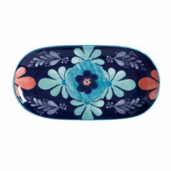 Maxwell & Williams Maxwell And Williams Majolica Oblong Platter 33X17cm - Blue