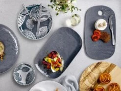 Maxwell & Williams Panama Cheese Platter 40x23cm Grey -Maxwell & Williams Shop maxwell williams platter maxwell williams panama cheese platter 40x23cm grey 28474388283481