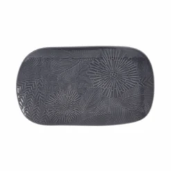 Maxwell & Williams Panama Oblong Platter 39x23cm Grey