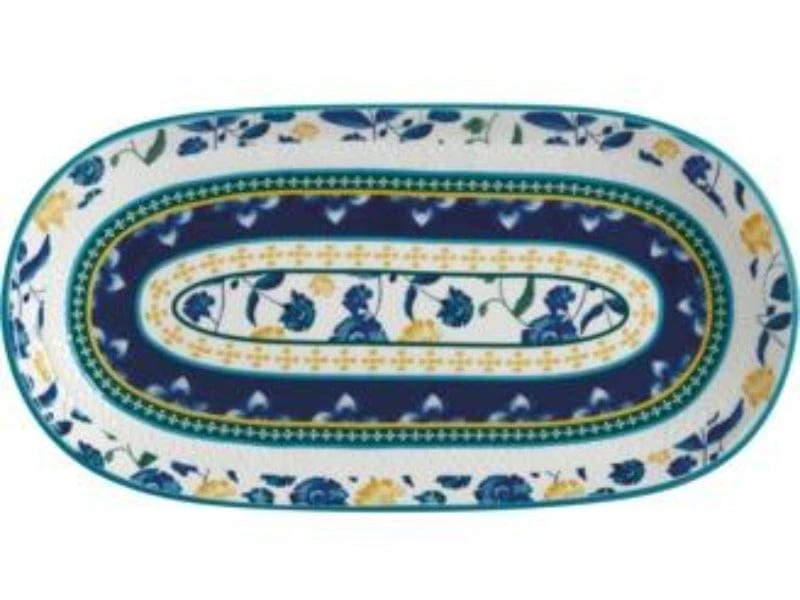 Maxwell & Williams Rhapsody Oblong Platter 33x17cm Blue 5 Maxwell & Williams Rhapsody Oblong Platter 33x17cm Blue - Image 3