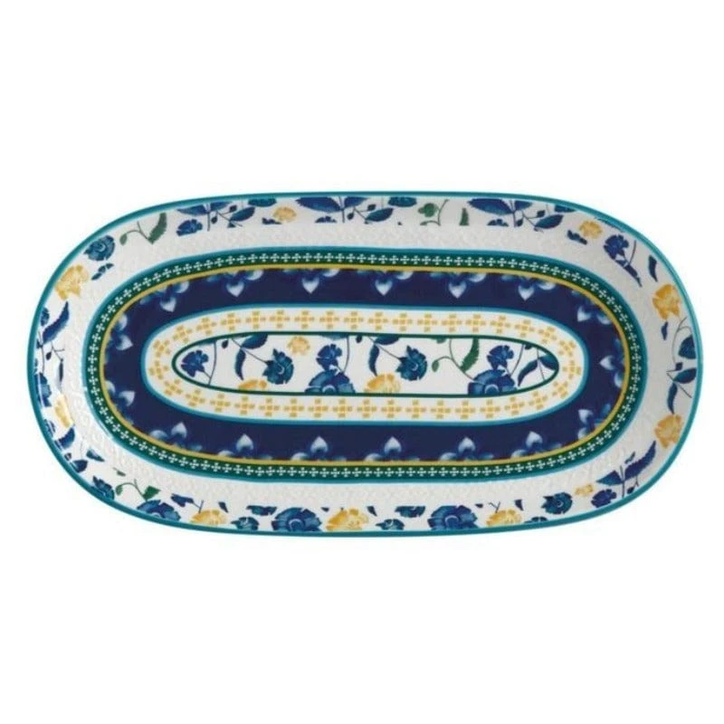 Maxwell & Williams Rhapsody Oblong Platter 33x17cm Blue 3 Maxwell & Williams Rhapsody Oblong Platter 33x17cm Blue